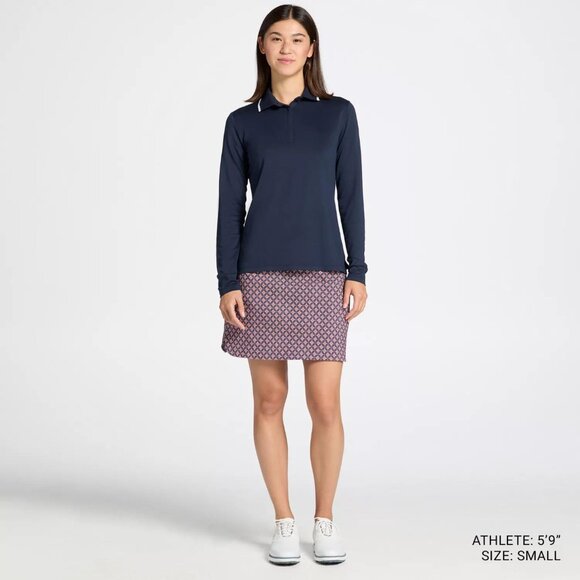 NWT Walter Hagen Women's Clubhouse Long Sleeve Polo - Picture 2 of 4